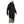 Load image into Gallery viewer, Unisex parka made of light weight linen. Featuring large lined hood, hidden snaps over front zip fastening, long sleeves with ribbed detail, snaps on cuffs, a drawstring waist, front frayed edge pockets, leather detail on cuffs, collar and back, leather tassel zip on outside chest pocket, earphone loop on inside chest pocket, a drawstring hem and a mid-length.
