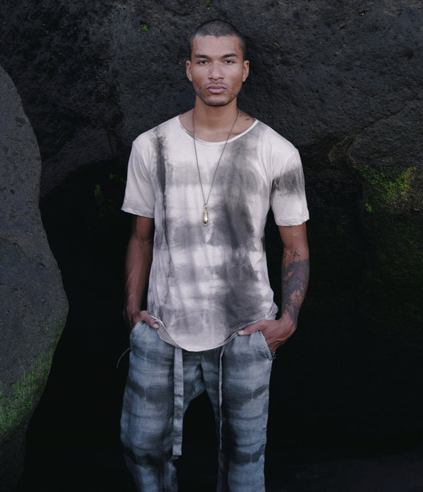 Men T - shibori