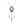Load image into Gallery viewer, nouveau spike necklace silver
