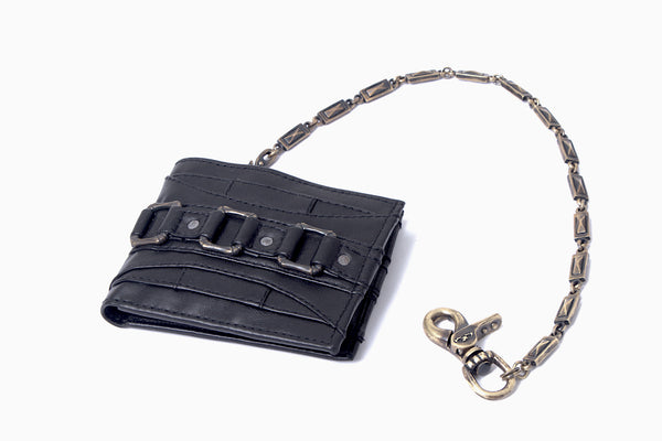 Dark star wallet with chain