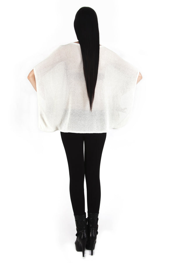 v net top w leather