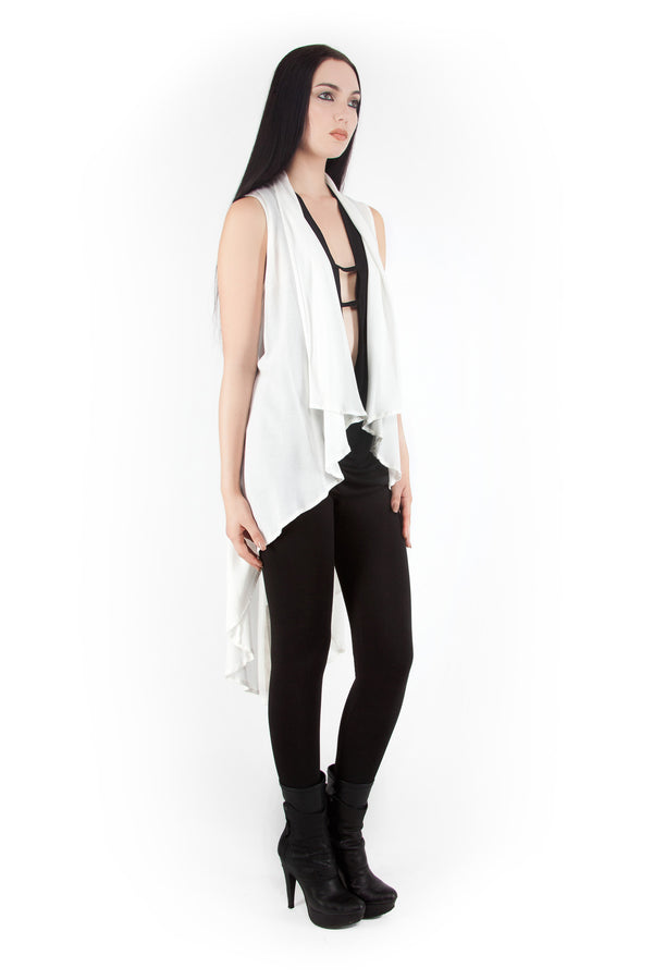 feather vest black - size XS last one!