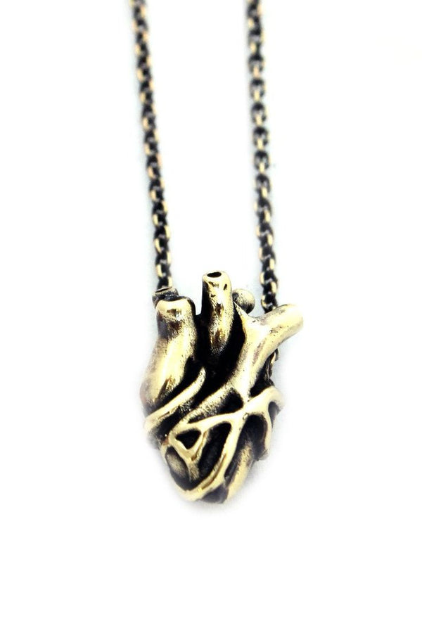 anatomical heart pendant.