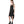 Load image into Gallery viewer, alt black dress. summer tank dress. Easy to wear relax fit asymmetrical tank dress made of very soft bamboo cotton blend.
