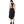 Load image into Gallery viewer, alt black dress. summer tank dress. Easy to wear relax fit asymmetrical tank dress made of very soft bamboo cotton blend.
