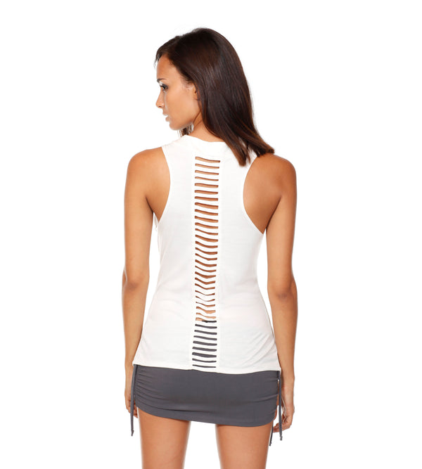 Slinky Tank White