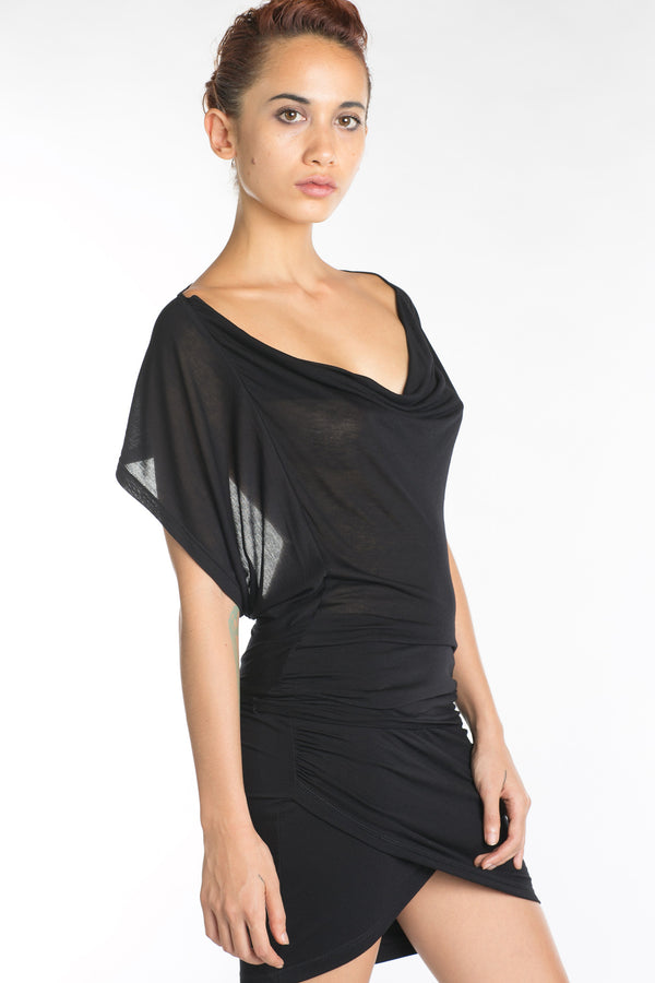 Wave Convertable Halter Top Gray